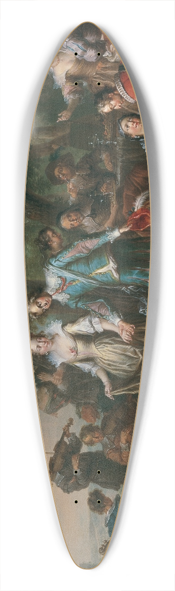 Franz Christoph Janneck - Unterhaltung im Freien mit Tanz 39.3 inch art pintail longboard deck