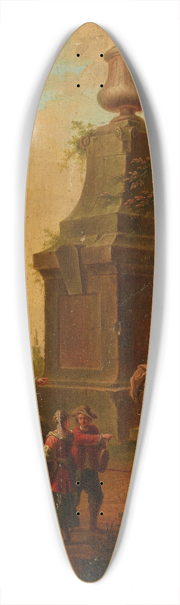 Franz de Paula Ferg - At the Source 39.3 inch art pintail longboard deck