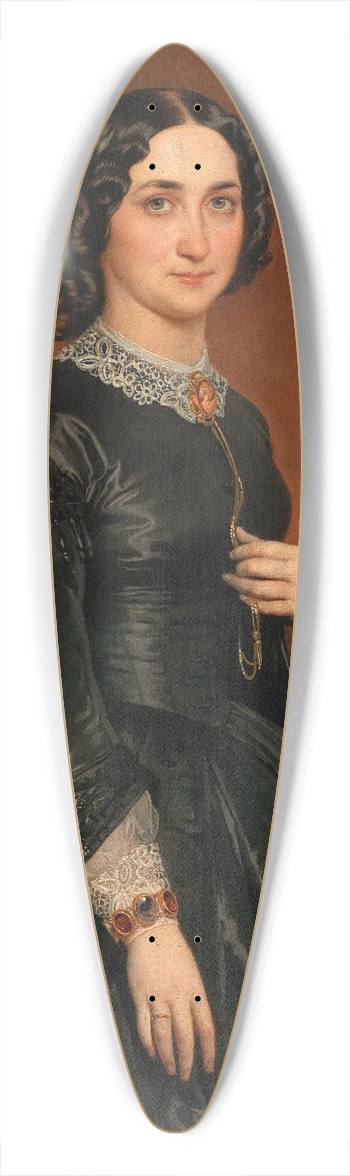 Franz Dobiaschofsky - Bildnis einer Dame 39.3 inch art pintail longboard deck