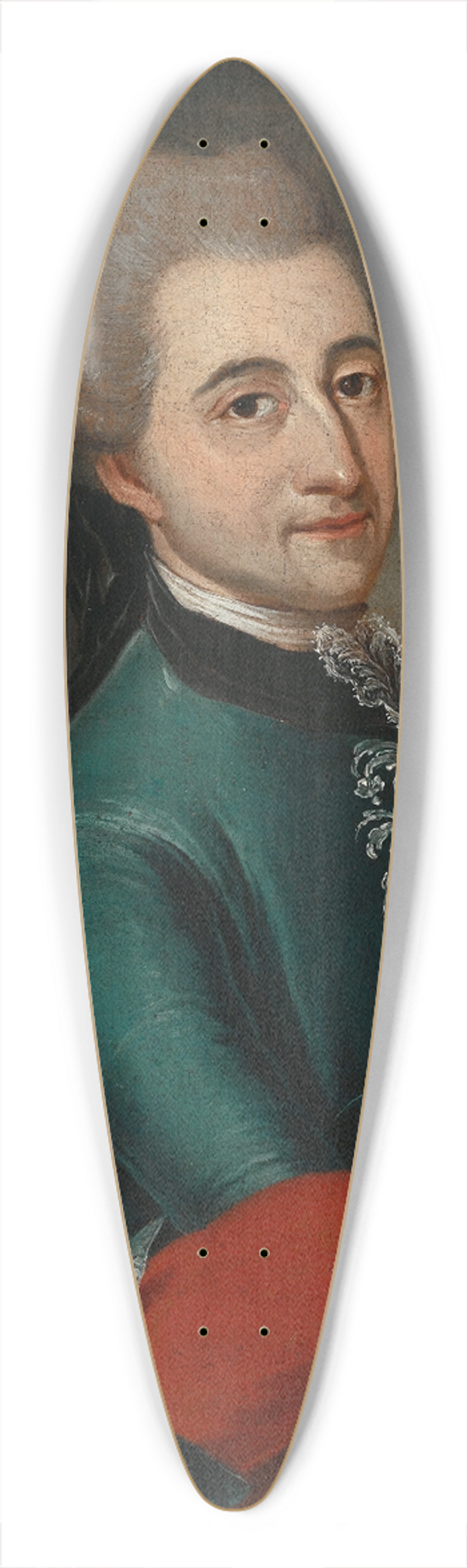 Franz Ignaz Molitor - Portrait of King Stanislas Augustus 39.3 inch art pintail longboard deck