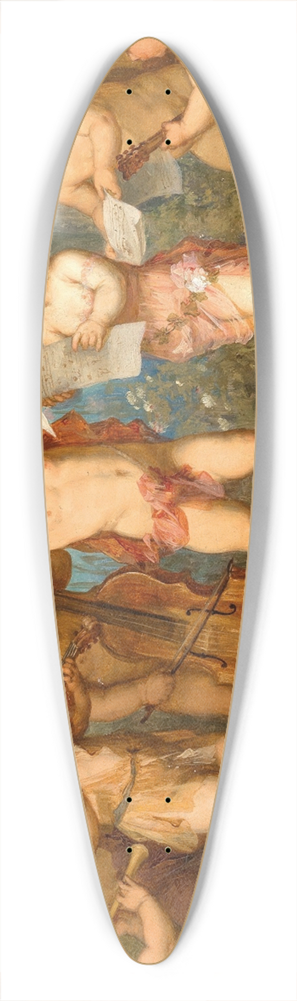 Franz Lefler - A Spring Concert 39.3 inch art pintail longboard deck