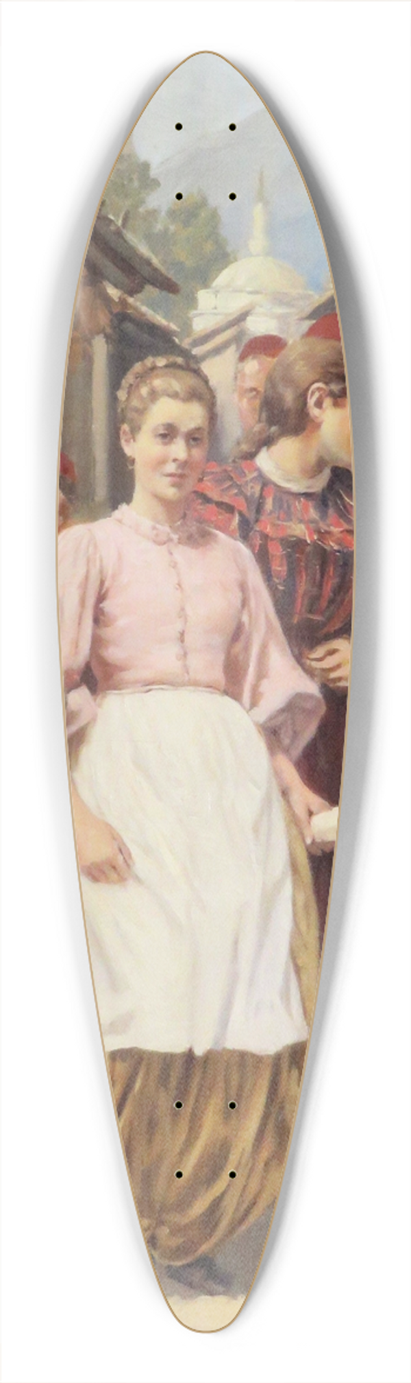 Franz Leo Ruben - Vier Damen am Basar von Sarajevo 39.3 inch art pintail longboard deck