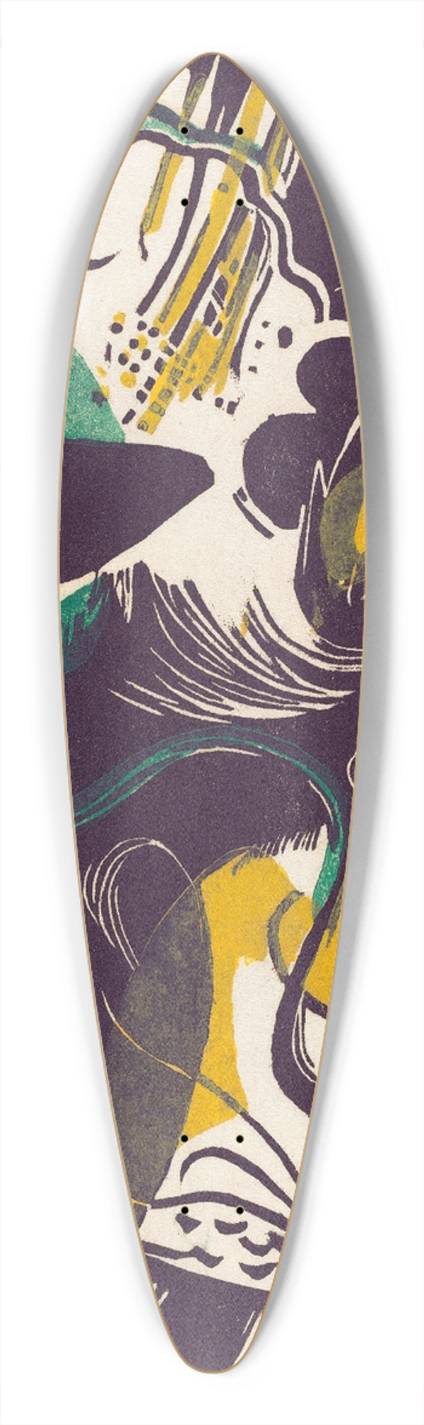 Franz Marc - Genesis II (Schopfungsgeschichte II) 39.3 inch art pintail longboard deck