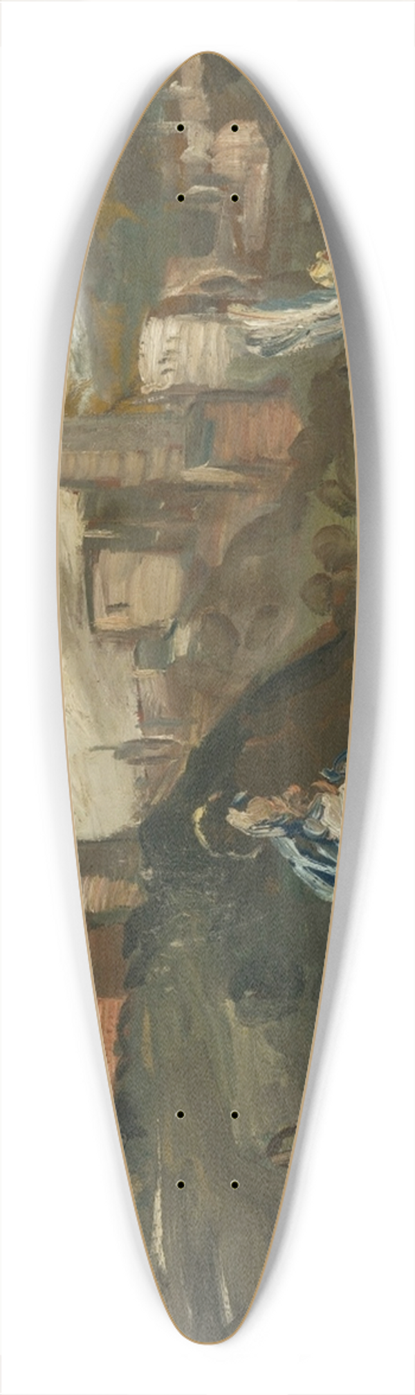 Franz Naager - Flucht nach gypten 39.3 inch art pintail longboard deck