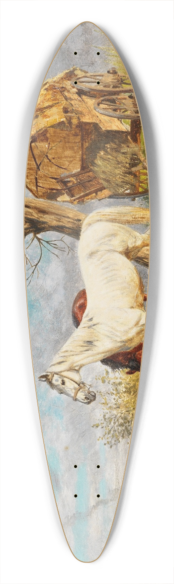 Franz Quaglio - Mittagsrast 39.3 inch art pintail longboard deck
