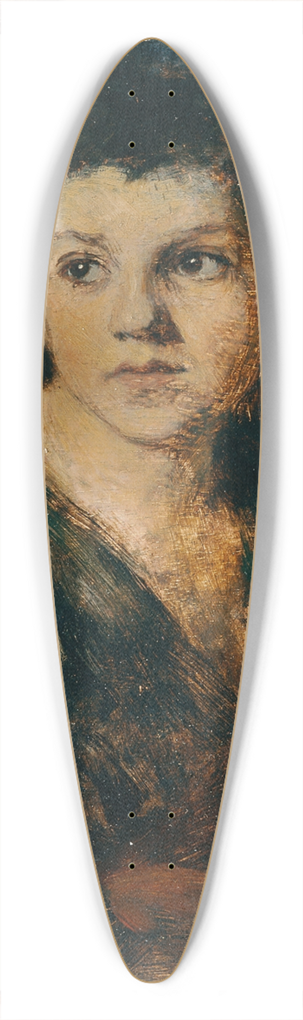 Franz Rumpler - Knabenkopf 39.3 inch art pintail longboard deck