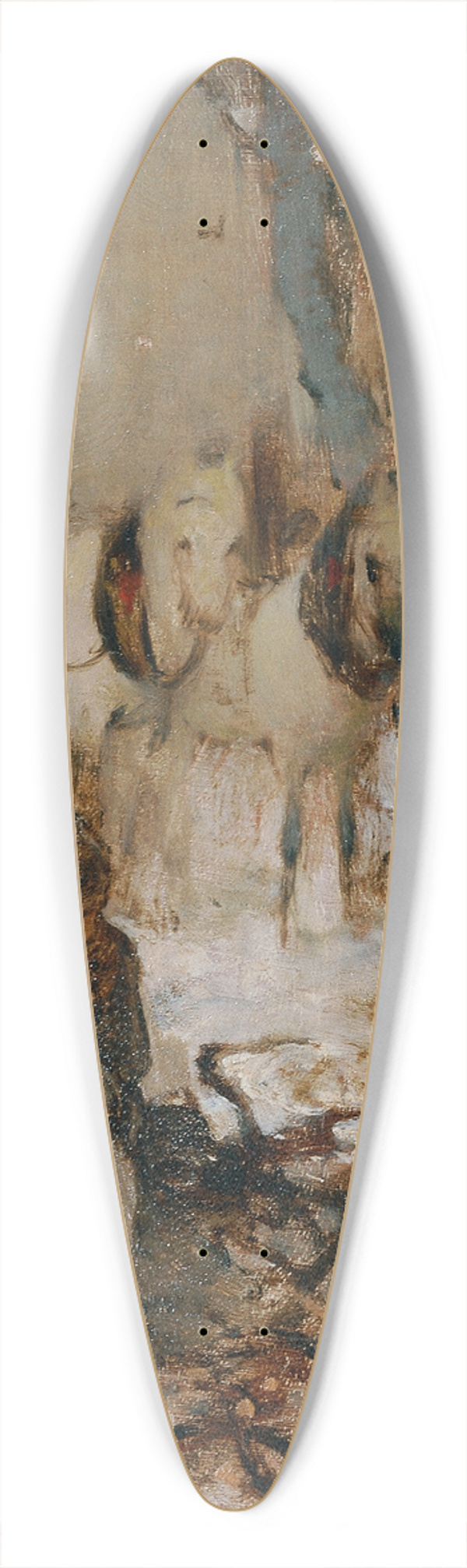 Franz Rumpler - Winter 39.3 inch art pintail longboard deck