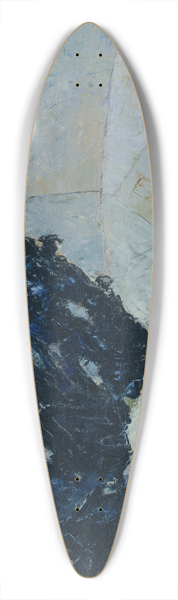 Franz Secky - Der Berg 39.3 inch art pintail longboard deck