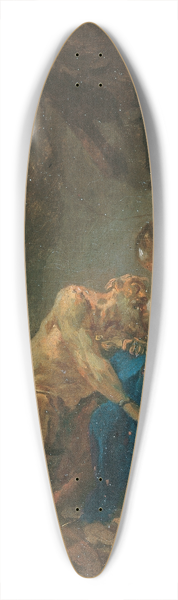 Franz Sigrist the elder - Cimon und Pero 39.3 inch art pintail longboard deck