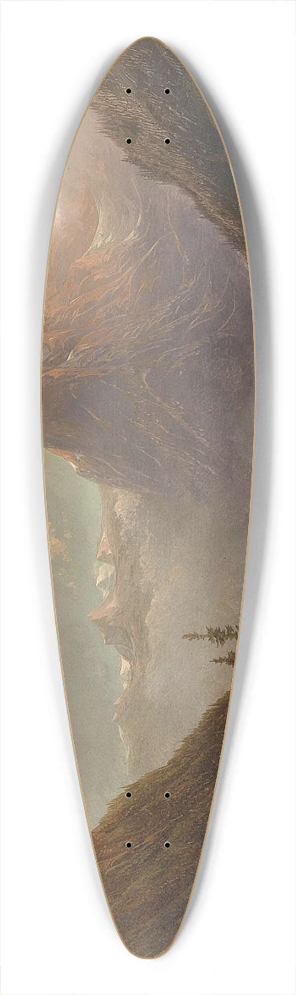 Franz Steinfeld - Salzkammergut 39.3 inch art pintail longboard deck