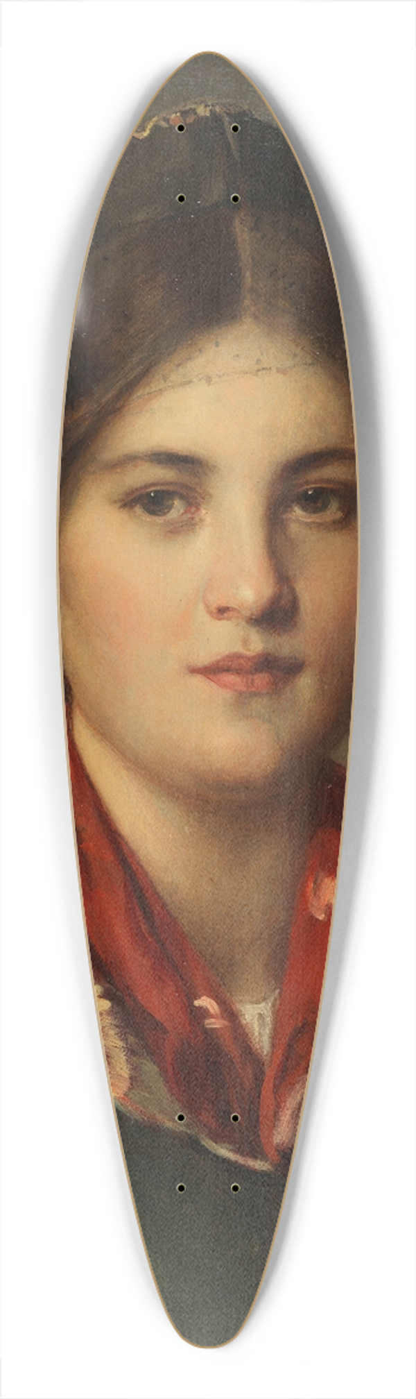Franz von Defregger - Dirndl mit Spitzenhaube 39.3 inch art pintail longboard deck