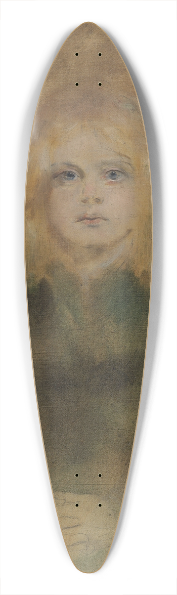 Franz von Lenbach - Marion Lenbach, Tochter des Knstlers 39.3 inch art pintail longboard deck