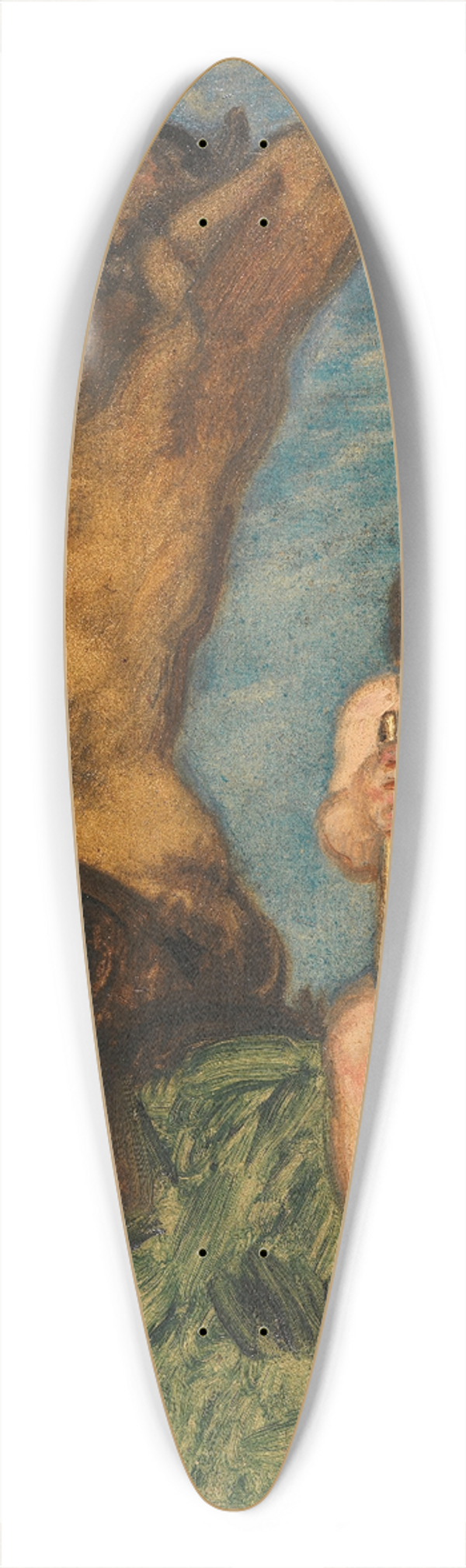 Franz von Stuck - Dissonanz 39.3 inch art pintail longboard deck