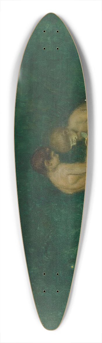 Franz von Stuck - Glhwrmchen (firefly) 39.3 inch art pintail longboard deck