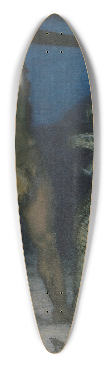 Franz von Stuck - Herkules und die Hydra 39.3 inch art pintail longboard deck