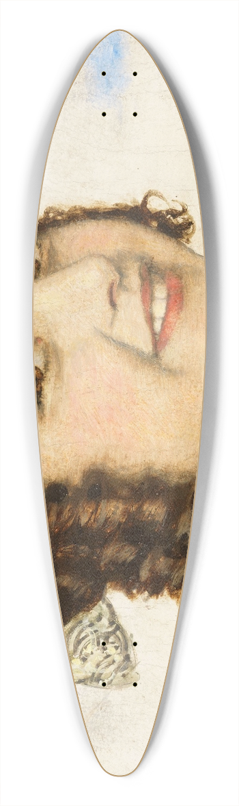 Franz von Stuck - Portrt der Tochter Mary 39.3 inch art pintail longboard deck