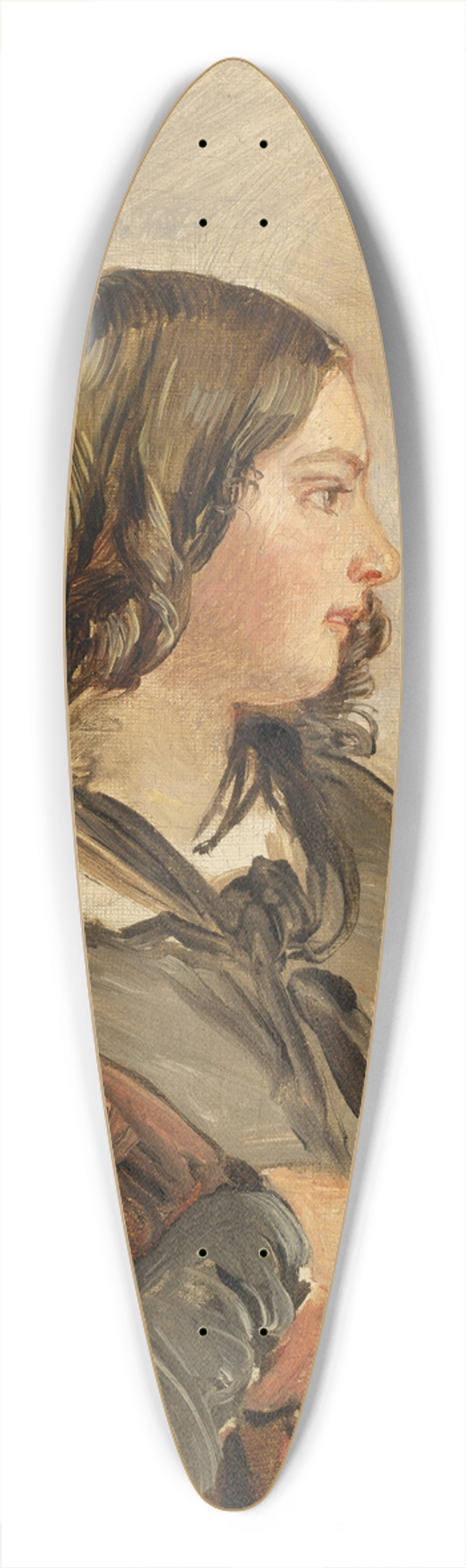 Franz Xaver Winterhalter - Portrait of the Young QueenVictoria 39.3 inch art pintail longboard deck