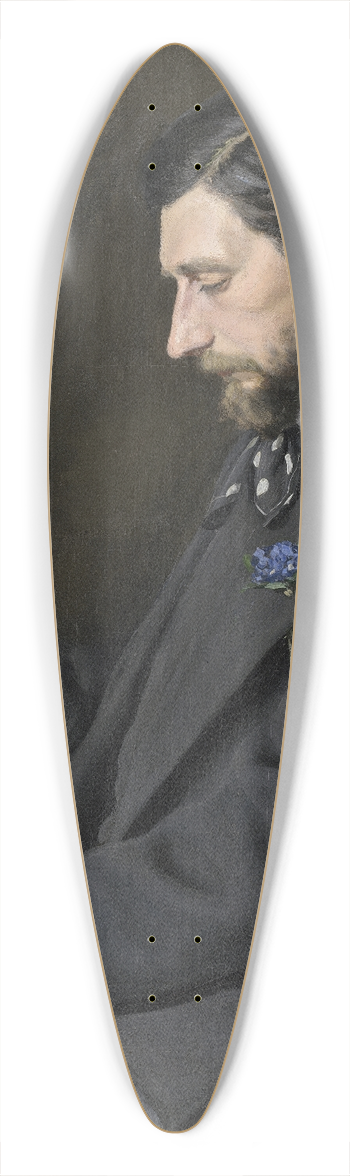 Frdric Bazille - Edmond Matre 39.3 inch art pintail longboard deck