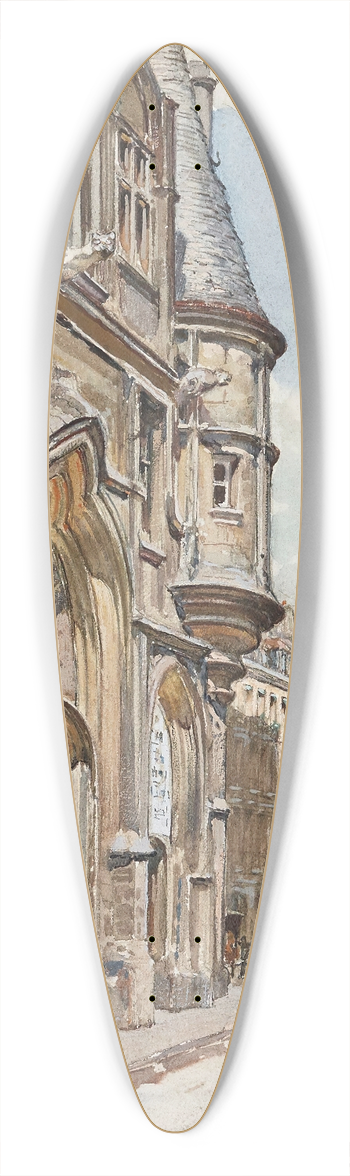 Frdric Houbron - lHtel de Sens, 1 rue du Figuier, en 1898, 4me arrondissement 39.3 inch art pintail longboard deck