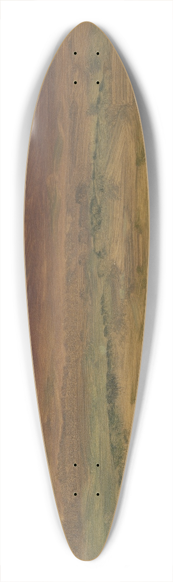 Frederic Edwin Church - Hudson Valley Landscape 39.3 inch art pintail longboard deck