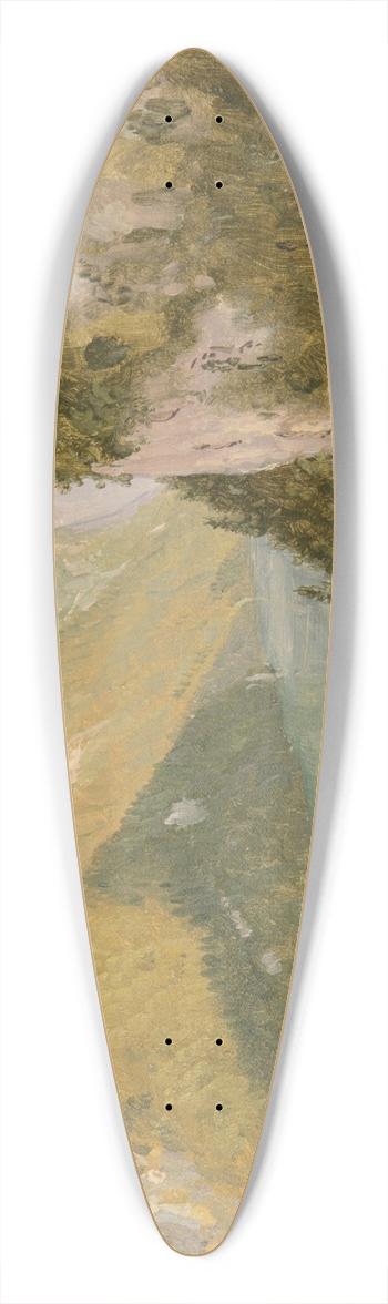 Frederic Edwin Church - Knigssee, Bavaria 39.3 inch art pintail longboard deck