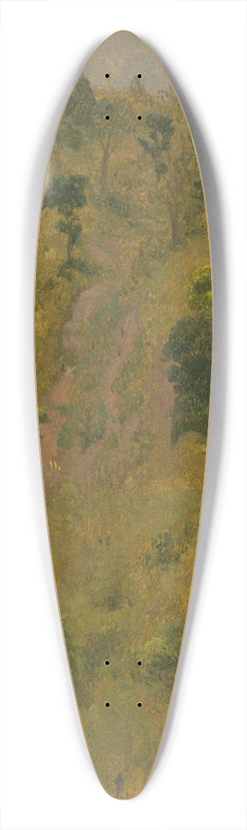 Frederic Edwin Church - Landscape V 39.3 inch art pintail longboard deck