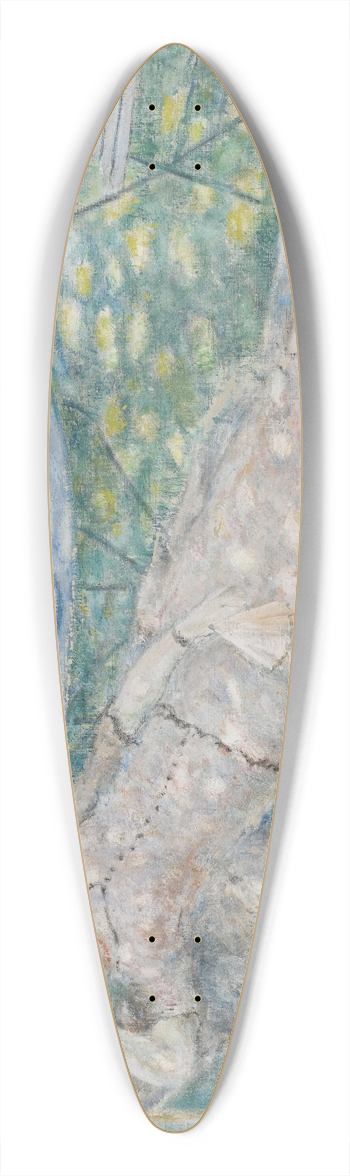 Frederick Carl Frieseke - Sun Spots 39.3 inch art pintail longboard deck