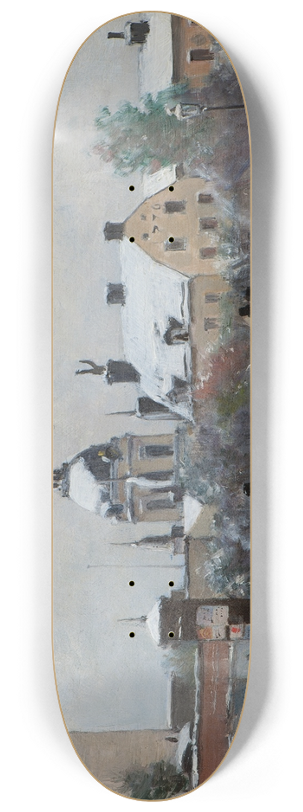 Carl Sknberg - Mosebacke Square 8.25 inch art skate deck