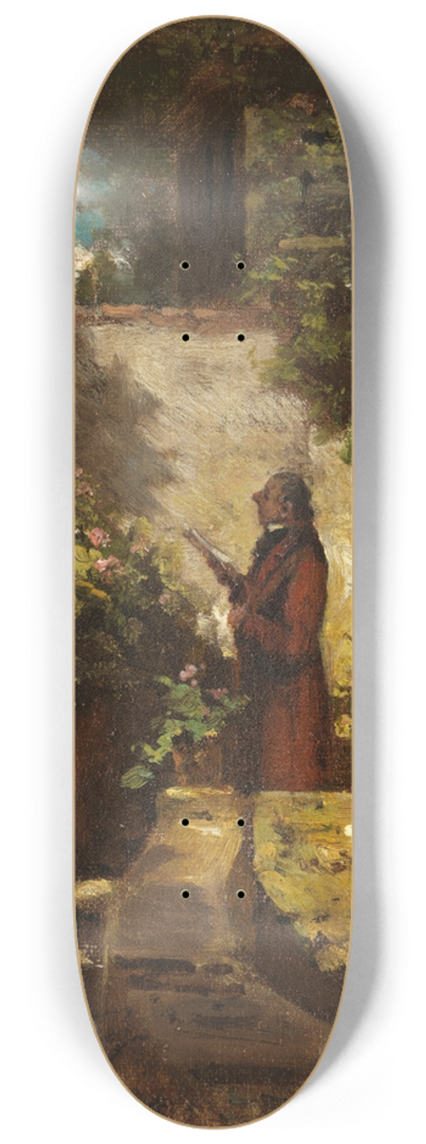 Carl Spitzweg - Am Sonntagmorgen 8.25 inch art skate deck