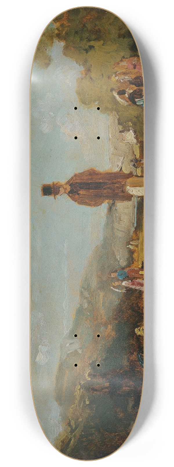 Carl Spitzweg - Der Hagestolz 8.25 inch art skate deck