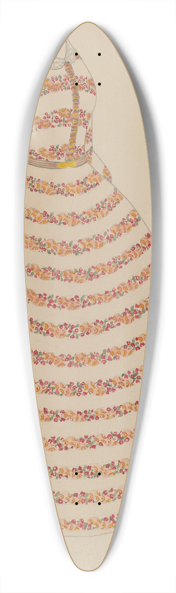Frederick Jackson - Dress 39.3 inch art pintail longboard deck