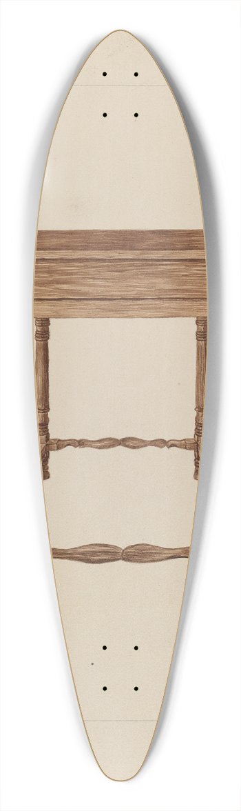 Frederick Jackson - Table 39.3 inch art pintail longboard deck