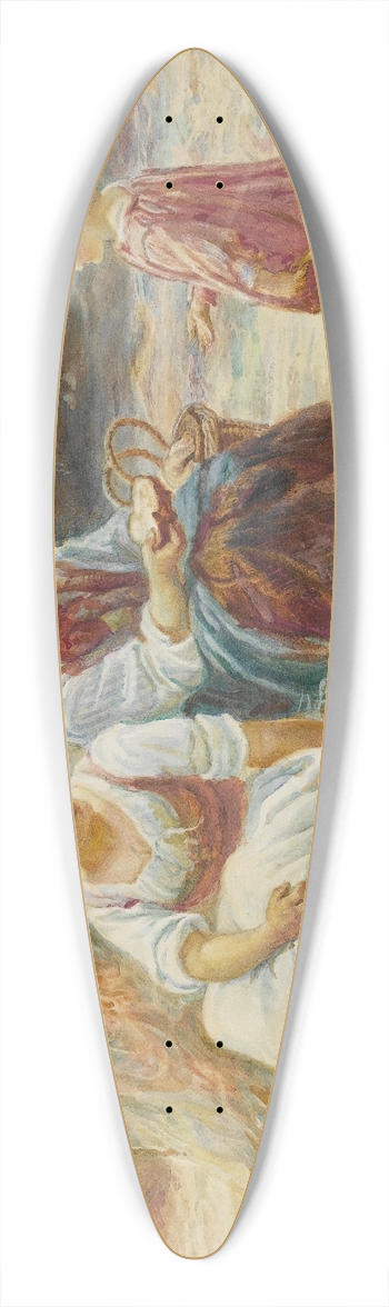 Frederick Morgan - Midday Rest 39.3 inch art pintail longboard deck
