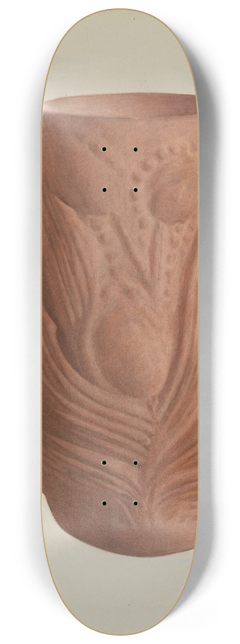 Carl Strehlau - Pa. German Pitcher 8.25 inch art skate deck