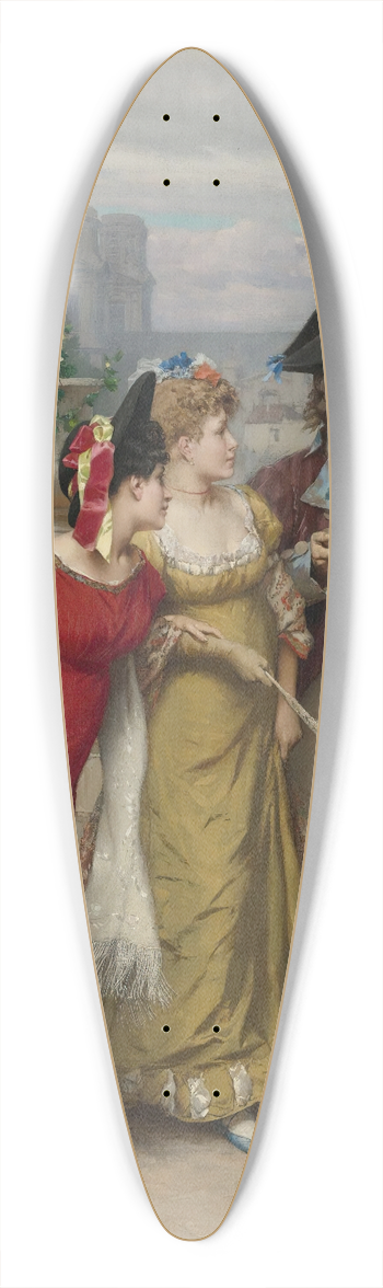 Frederik Hendrik Kaemmerer - The promenade 39.3 inch art pintail longboard deck