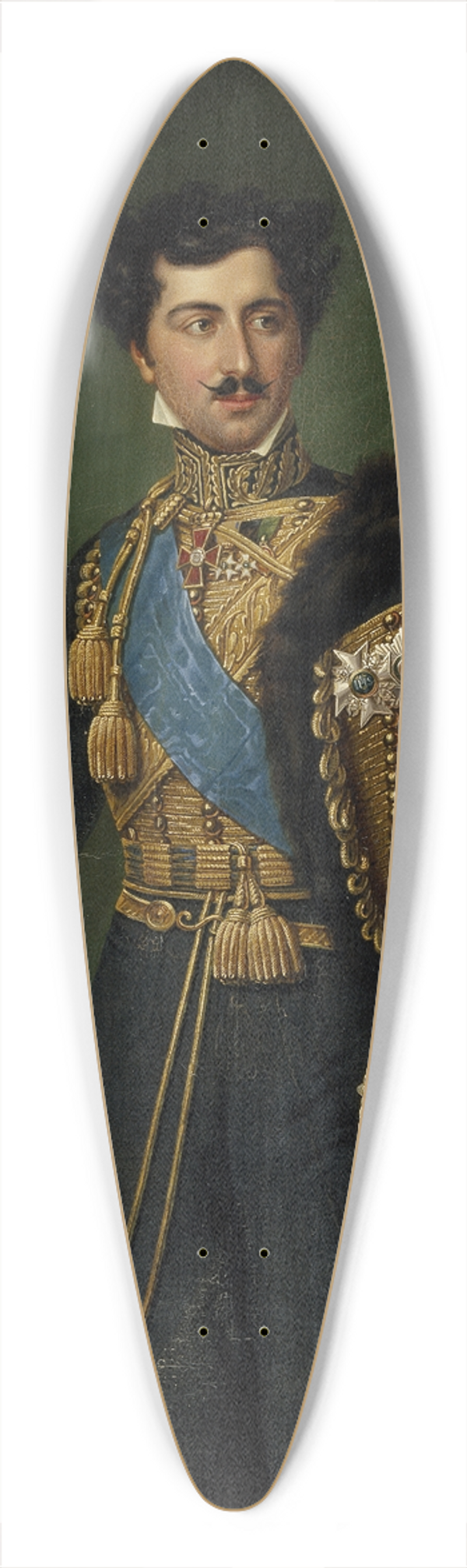 Fredric Westin - Oscar I (1799-1859), king of Sweden and Norway 39.3 inch art pintail longboard deck