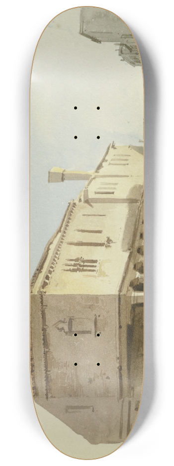 Carl Theodor Reiffenstein - Channel section in Murano 8.25 inch art skate deck