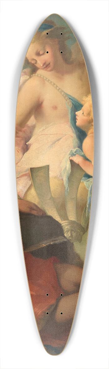 French School - Venus and Adonis 39.3 inch art pintail longboard deck