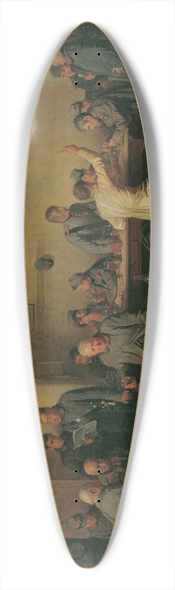 Friedrich Friedlnder - Soldaten In Der Kantine 39.3 inch art pintail longboard deck