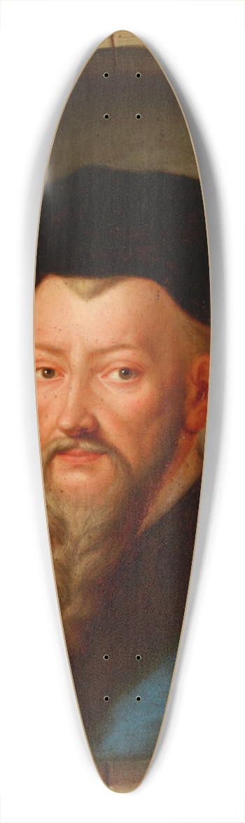 Friedrich Kloss - Portrait of Jan Herburt (ca. 15241577), Castellan of Sanok, Starost of Przemyl, Secretary of King Sigismund Augustus 39.3 inch art pintail longboard deck