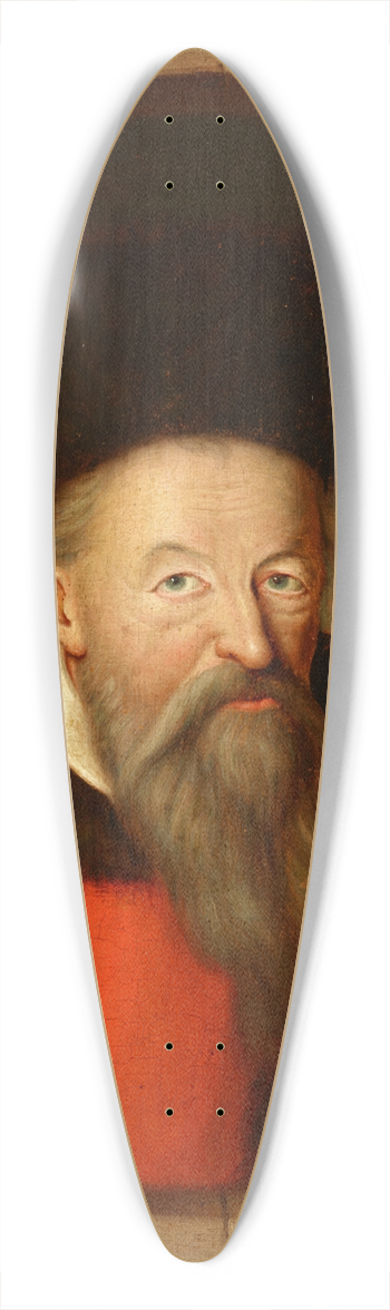 Friedrich Kloss - Portrait of Prince Konstanty Ostrogski (14601533), Castellan of Vilnius, Grand Hetman of Lithuania 39.3 inch art pintail longboard deck