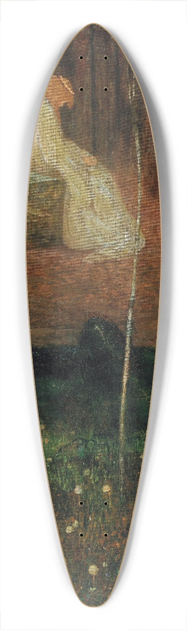 Friedrich Knig - Prinzessin und Lindwurm 39.3 inch art pintail longboard deck