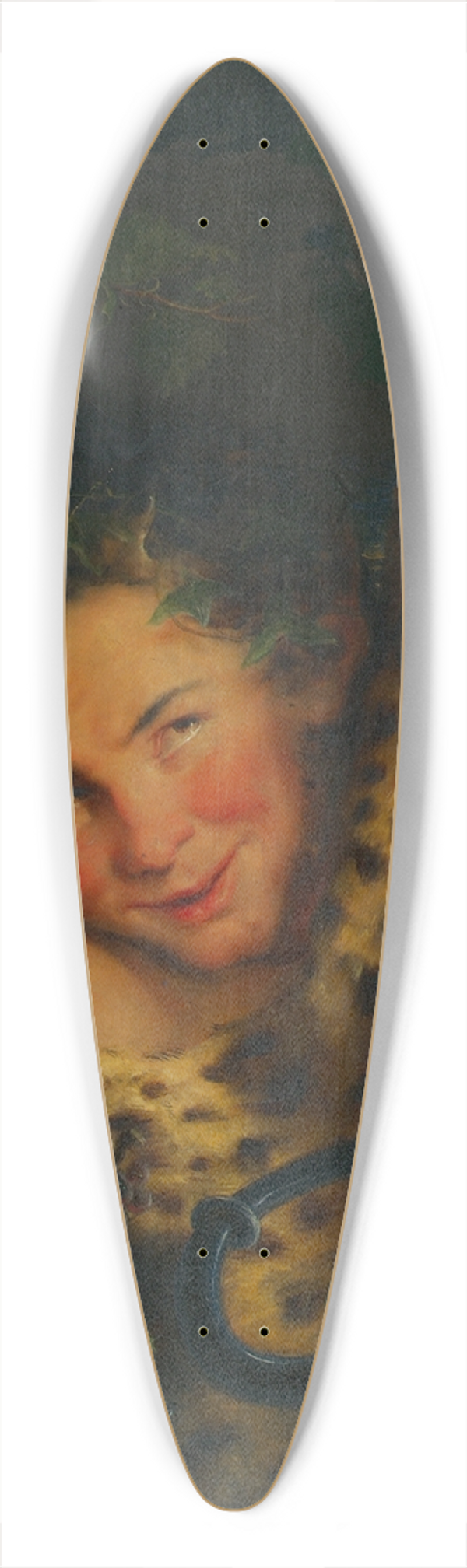 Friedrich Schilcher - Satyr (Bacchant) 39.3 inch art pintail longboard deck