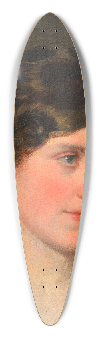 Friedrich von Amerling - Antonie Amerling (1. Gattin des Knstlers) 39.3 inch art pintail longboard deck