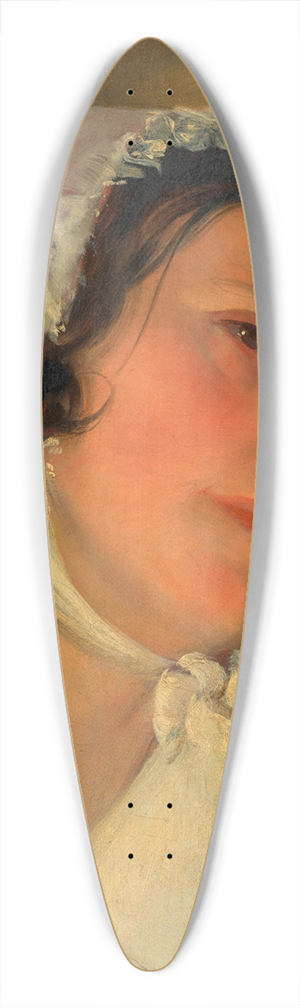 Friedrich von Amerling - Antonie Amerling am Krankenbett (1. Gattin des Knstlers) 39.3 inch art pintail longboard deck