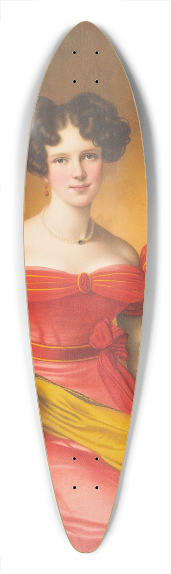 Friedrich Wilhelm Herdt - PORTRAIT OF GABRIELE VON BLOW 39.3 inch art pintail longboard deck