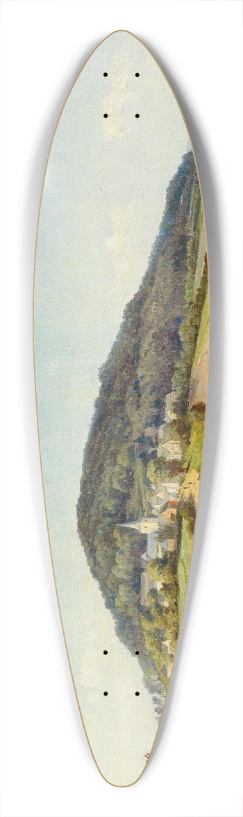 Friedrich Zeller - Blick auf Aremberg 39.3 inch art pintail longboard deck
