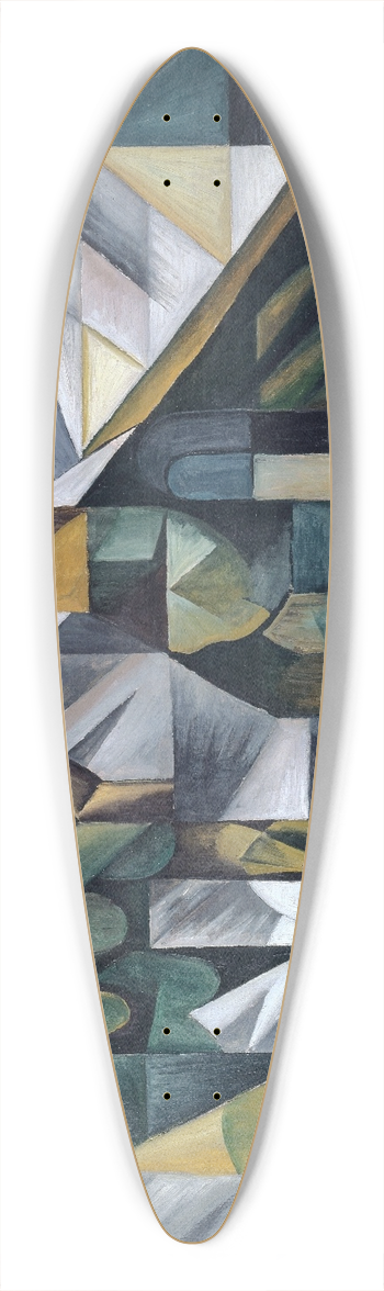 Fritz Baumann - Destiny (dedicated to my first wife) 39.3 inch art pintail longboard deck