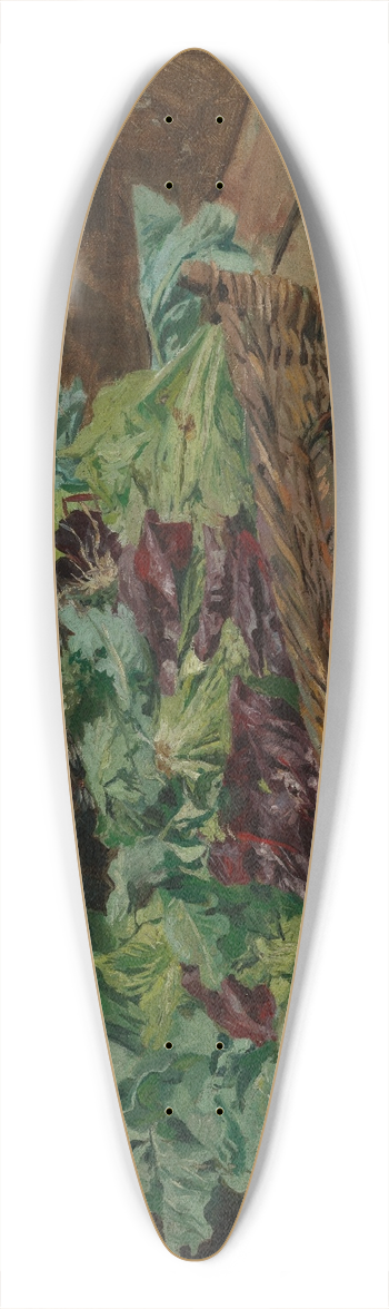 Fritz Boehle - Korb mit Gemse 39.3 inch art pintail longboard deck