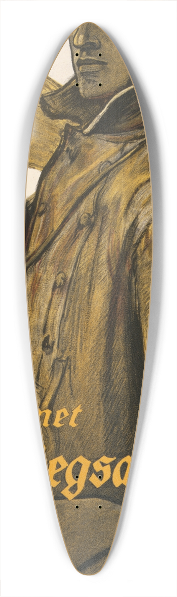 Fritz Erler - Und Ihr, Zeichnet Kriegsanleihe 39.3 inch art pintail longboard deck